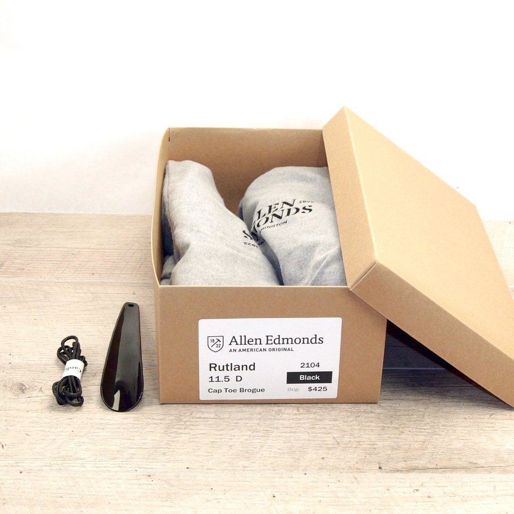 Allen Edmonds RUTLAND ( Strand ) 11.5 D * new Bags - Picture 8 of 8